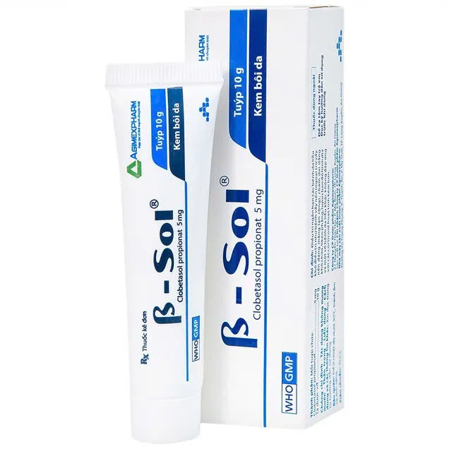B-sol Agimex (T/10gr) - Kem bôi mạnh điều trị vảy nến, chàm, liken & lupus da